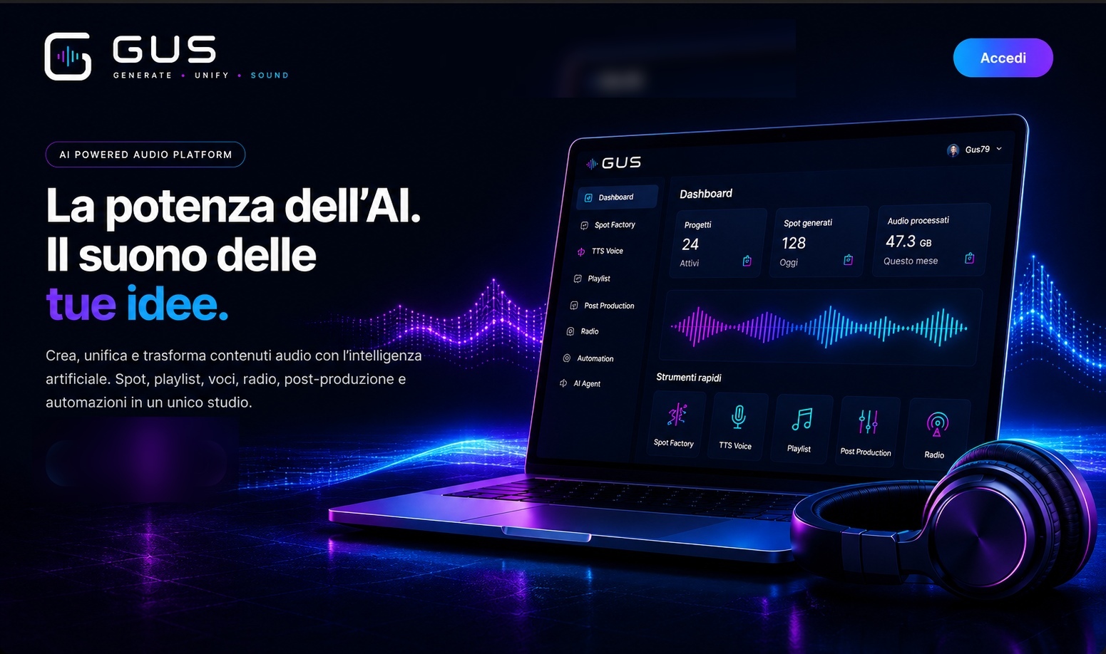 GUS — Generative Unified Sound